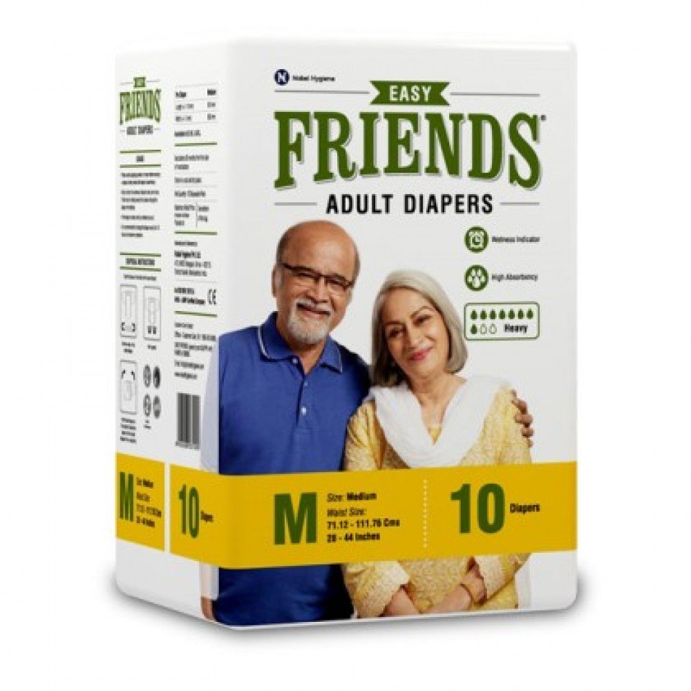 Friends Adult Diaper-Easy (M) 10's
